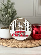 Load image into Gallery viewer, Winter Deer Christmas Insert for Shiplap Bases

