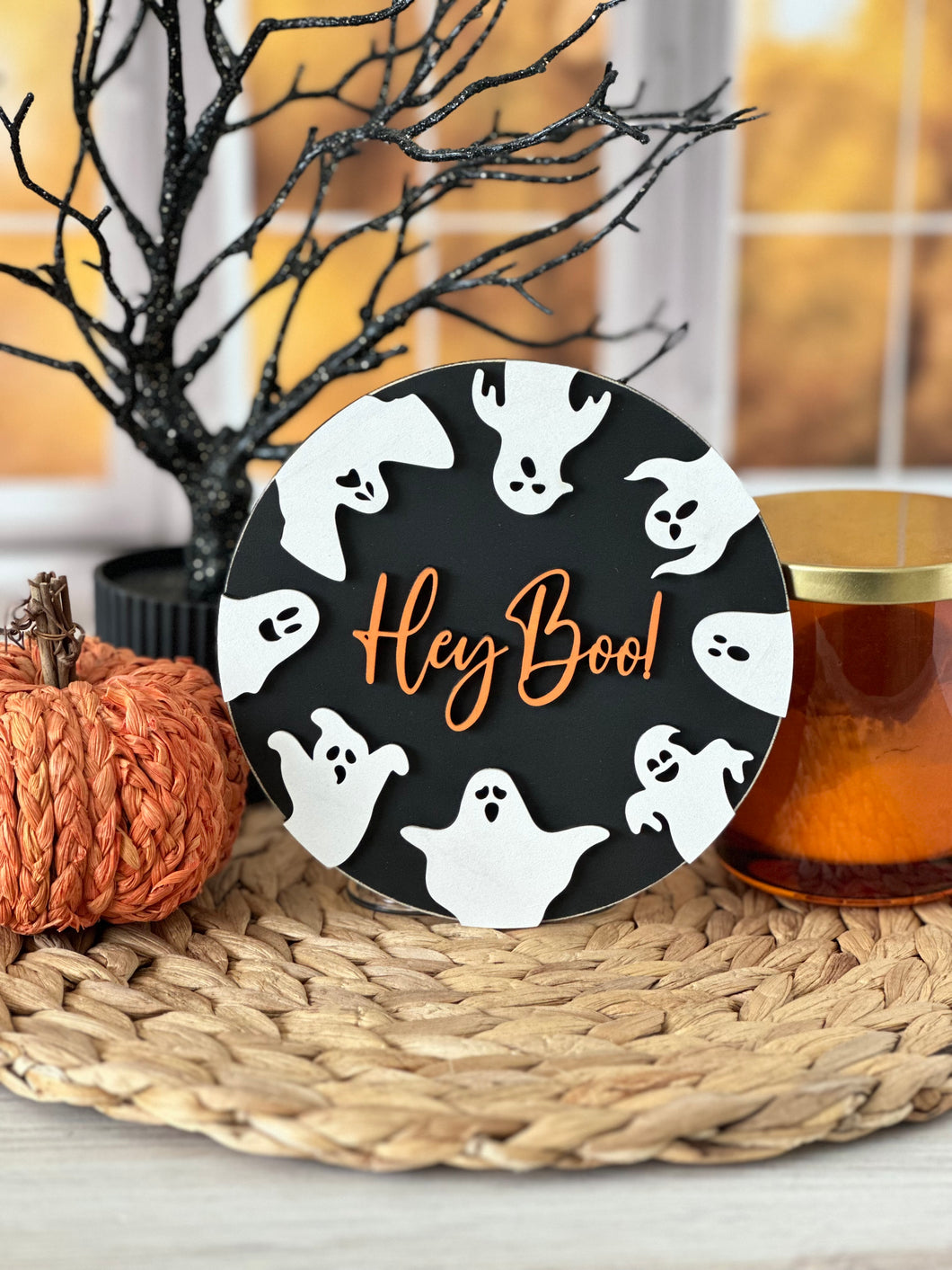 Hey Boo Ghost Insert for Shiplap Bases