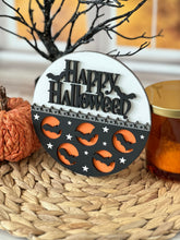 Load image into Gallery viewer, Happy Halloween Bats Insert for Shiplap Bases
