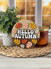 Load image into Gallery viewer, Hello Autumn, Autumn Leaves Insert for Shiplap Bases
