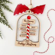 Load image into Gallery viewer, Personalized North Pole Christmas Ornament
