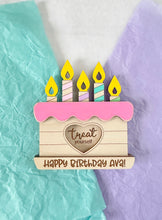 Load image into Gallery viewer, Treat Yourself, Birthday Cake Gift Card Holder
