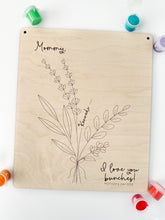 Load image into Gallery viewer, Handprint Keepsake Mother&#39;s Day Sign
