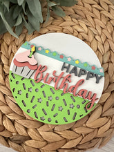 Load image into Gallery viewer, Happy Birthday Cupcake Insert, Birthday Decor
