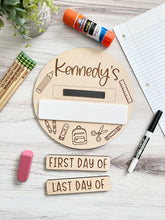Load image into Gallery viewer, Personalized 1st/Last Day of School Interchangeable Sign
