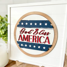 Load image into Gallery viewer, God Bless America Insert &amp; Shiplap Base
