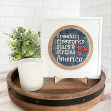 Load image into Gallery viewer, Freedom, Fireworks Insert for Shiplap Base
