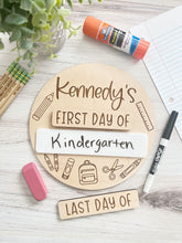 Load image into Gallery viewer, Personalized 1st/Last Day of School Interchangeable Sign
