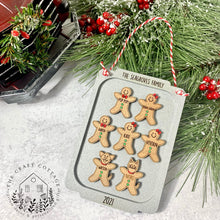 Load image into Gallery viewer, Personalized Gingerbread Cookie Christmas Ornament
