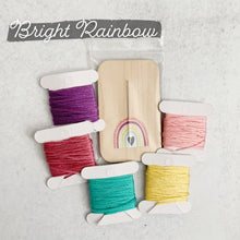 Load image into Gallery viewer, Rainbow Wall Hanging Craft Embroidery Kit
