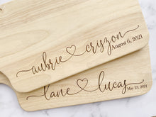 Load image into Gallery viewer, Personalized Engraved Charcuterie Boards
