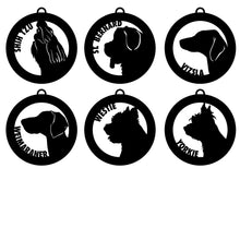 Load image into Gallery viewer, Personalized Dog Profile Ornament
