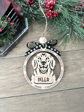 Load image into Gallery viewer, Golden Retriever Christmas Ornament

