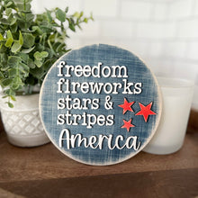 Load image into Gallery viewer, Freedom, Fireworks Insert for Shiplap Base
