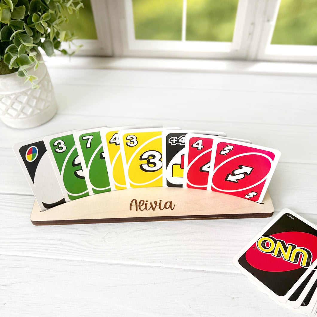 Personalized Kids Playing Card Holder
