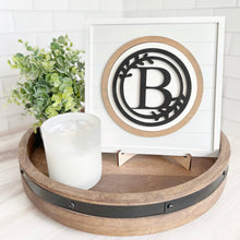 Load image into Gallery viewer, Initial Wreath Insert w/ Shiplap Base
