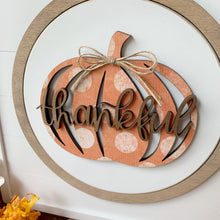 Load image into Gallery viewer, Thankful/Pumpkin Insert for Shiplap Bases
