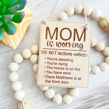Load image into Gallery viewer, Customizable DO NOT Disturb Unless... Door Knob Hanging Sign
