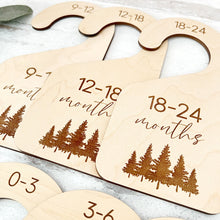 Load image into Gallery viewer, Forest Themed, Gender Neutral Closet Dividers
