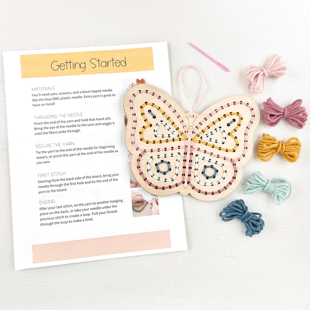 Butterfly Yarn Sewing Kit
